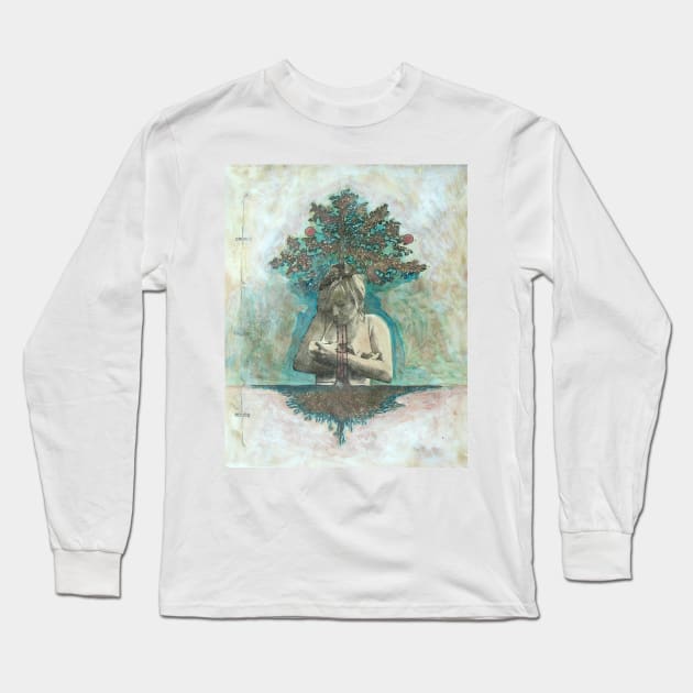 Cradling the Roots of my Spirit Long Sleeve T-Shirt by BethDAngelo